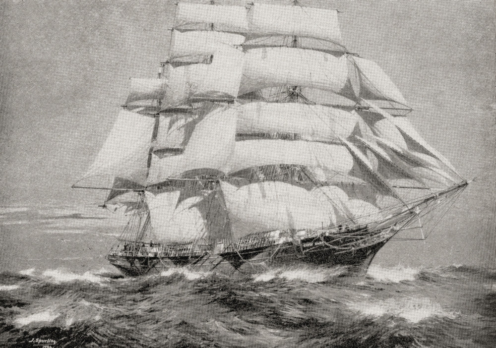 The British Clipper Ship Cutty Sark Fine Art Print by Hilary Jane Morgan