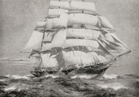 The British Clipper Ship Cutty Sark Fine Art Print by Hilary Jane Morgan
