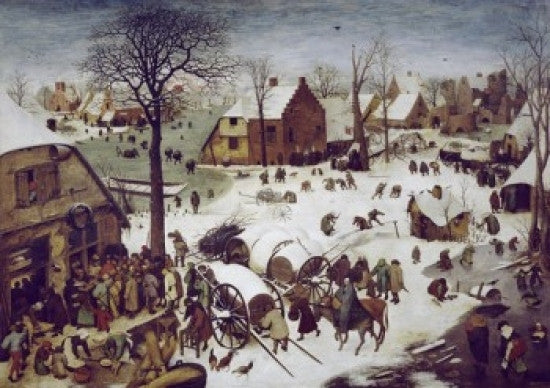 The Census at Bethlehem Fine Art Print by Pieter Bruegel the Elder