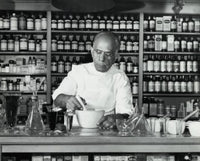 Pharmacist Preparing Medicine with Mortar and Pestle Fine Art Print