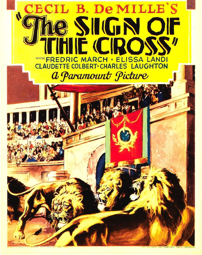 The Sign of the Cross Movie Poster Masterprint - 1932