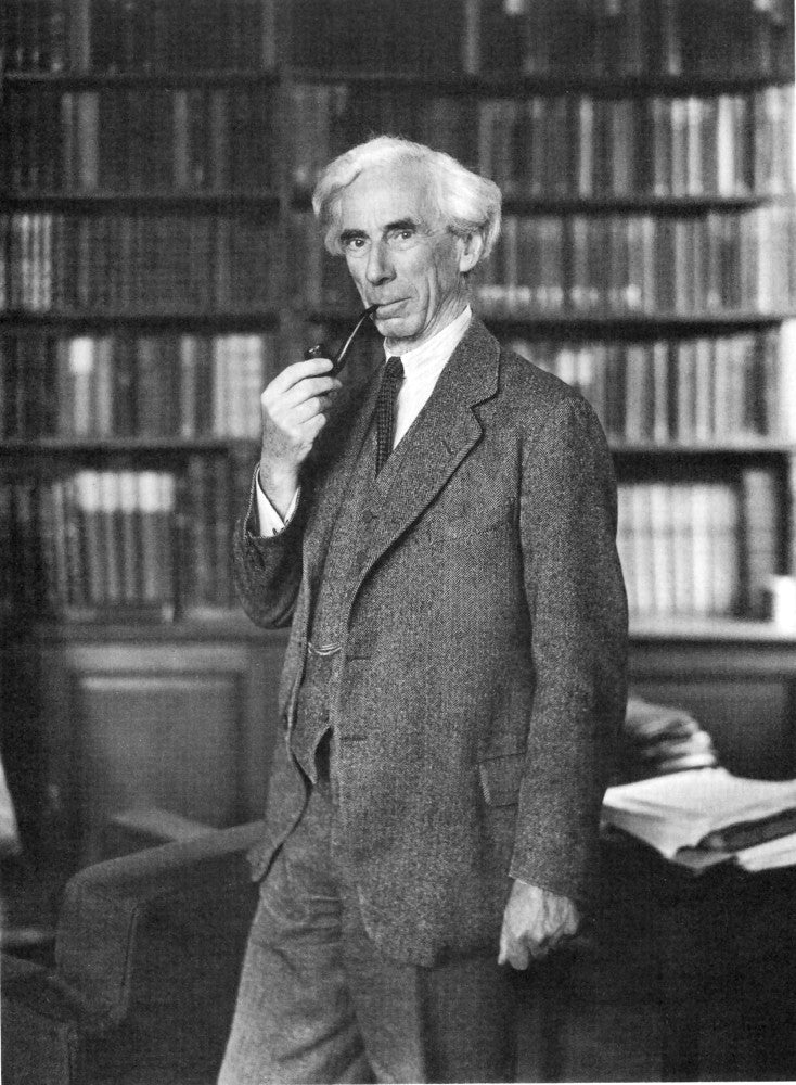 Bertrand Russell Fine Art Print - Mathematician & Philosopher (1935)