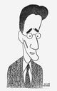 George Simon Kaufman Caricature Fine Art Print by Aline Fruhauf