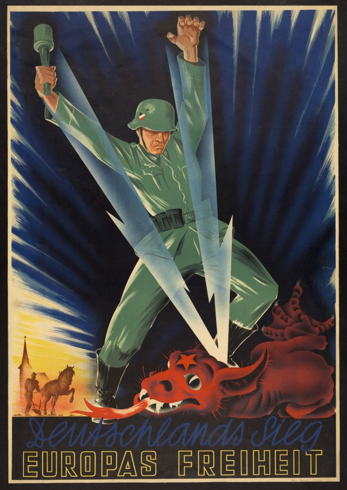 German World War II 'Deutschlands Sieg' Poster Print