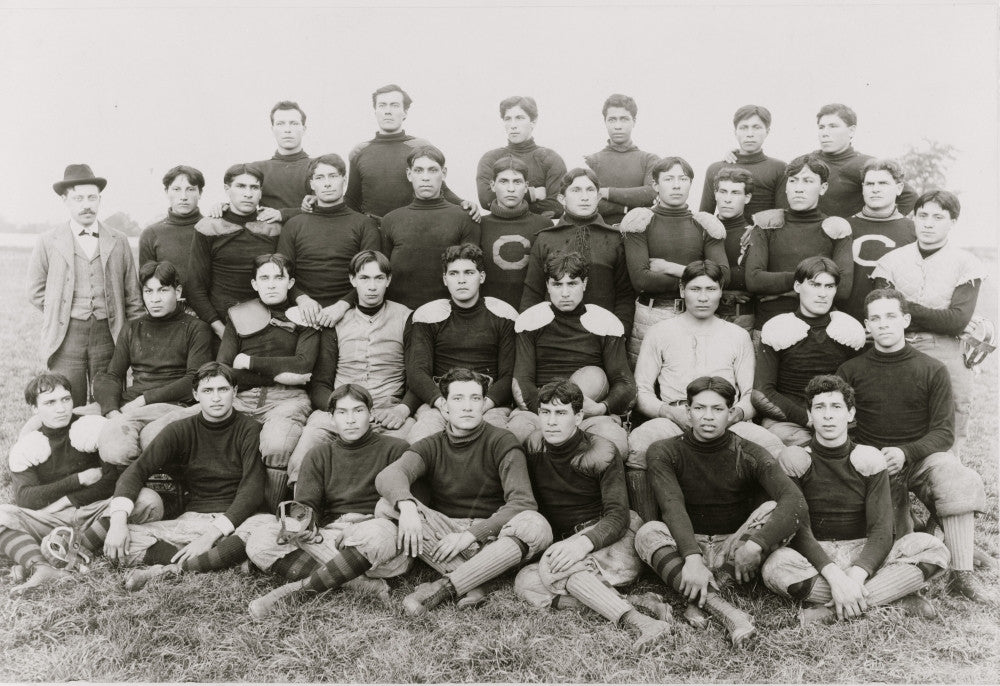 Carlisle Indian School Football Team Group Portrait Fine Art Print