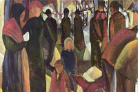 Resignation at the Polls Fine Art Print by August Macke