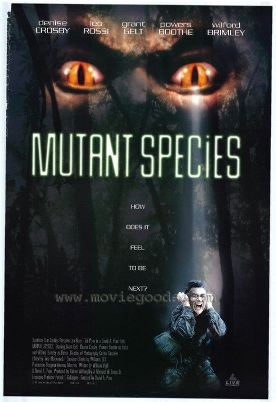 Mutant Species Movie Poster Print 27x40 | Pop Culture Graphics