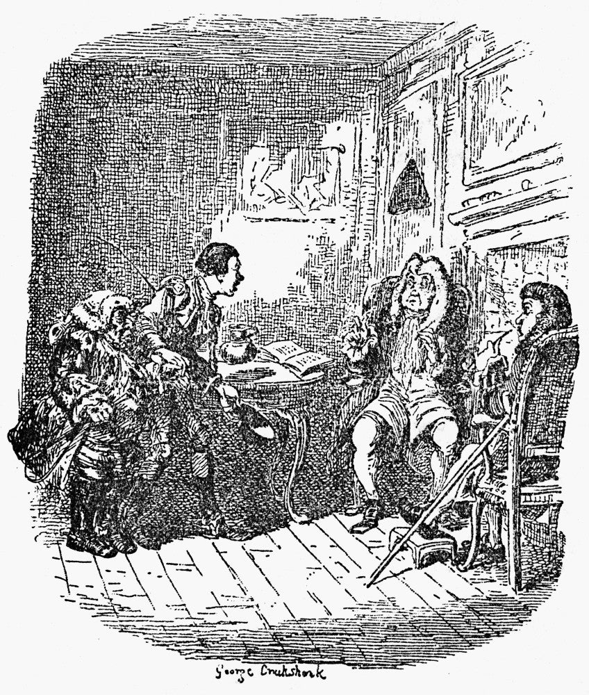 Sterne: Tristram Shandy Fine Art Print by George Cruikshank