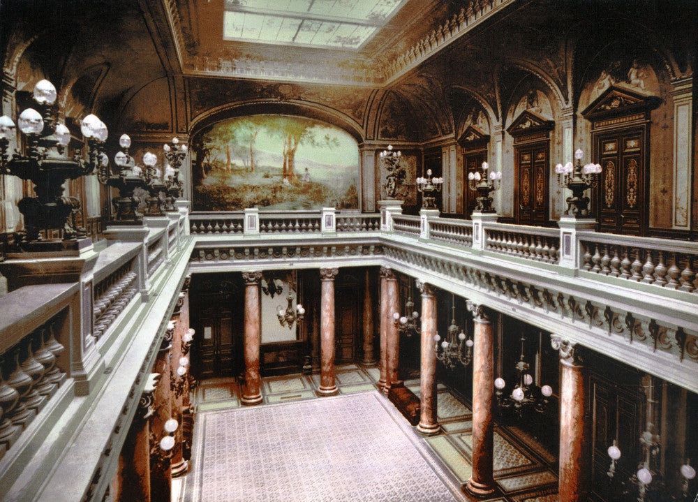 Monaco: Monte Carlo Interior Atrium Photochrome Print, C1895