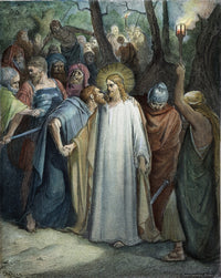 The Betrayal of Christ by Judas Iscariot Fine Art Print