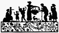 Cut-Paper Silhouette Fine Art Print by Luise Duttenhofer