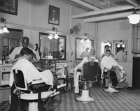 African American Barber in the Senate Office Fine Art Print