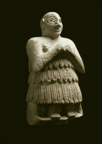 Sumerian Mesopotamian Art Figure Poster Print - Musée du Louvre