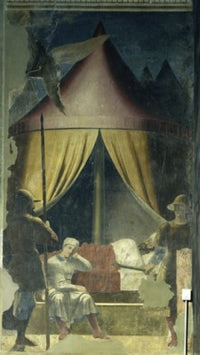 The Dream of Constantine Fine Art Print by Piero della Francesca