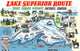 Lake Superior Route Tourism Map Fine Art Print - Trans Canada Highway