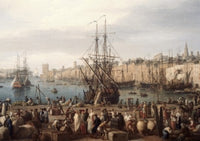 Port of Marseille Fine Art Print by Claude-Joseph Vernet