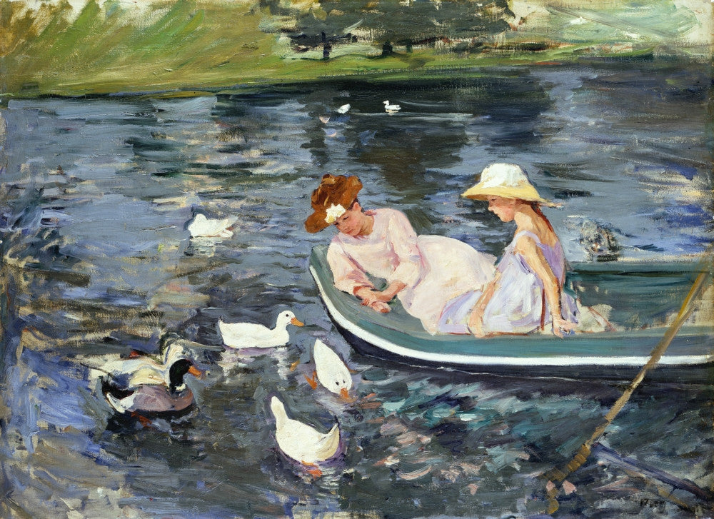 Mary Cassatt Summertime Fine Art Print - 1894 Oil on Canvas