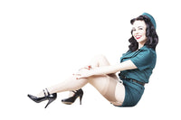 Military Pin-Up Girl Fine Art Print by Oleg Zabielin