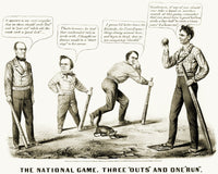 Presidential Campaign 1860 Pro-Lincoln Cartoon Poster Print by Currier & Ives