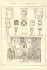 Moorish Hall & Arabesque Fine Art Print by Richard Brown