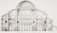 Hagia Sophia Architectural Detail Fine Art Print by Ken Welsh
