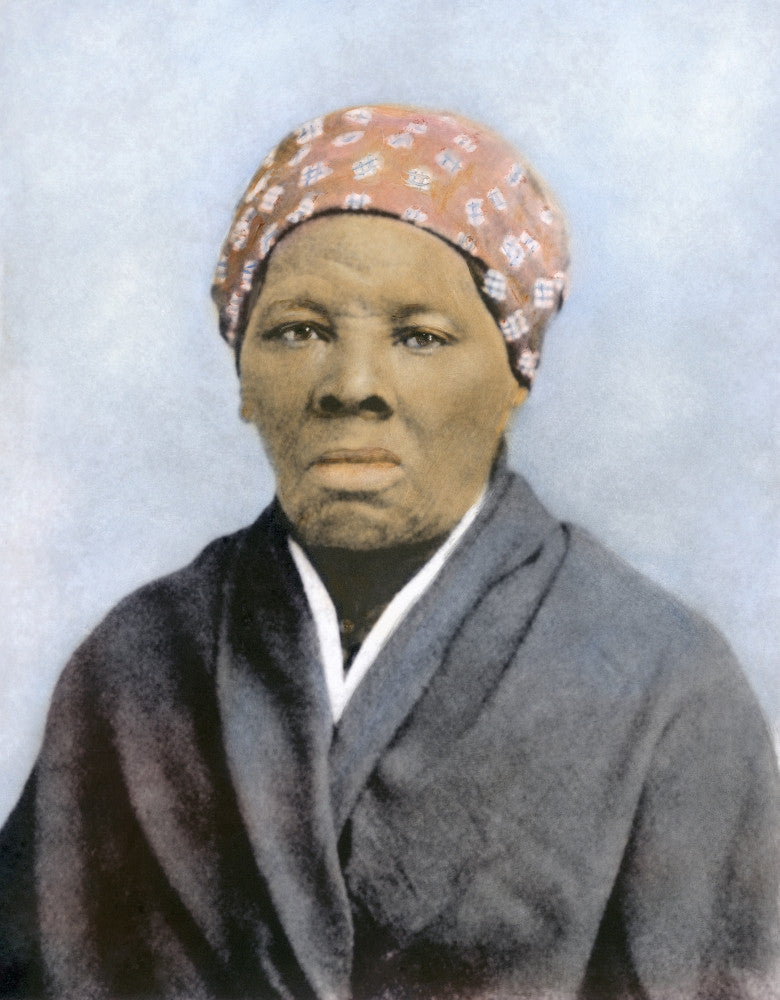 Harriet Tubman Oil Over Photograph Fine Art Print - 1895