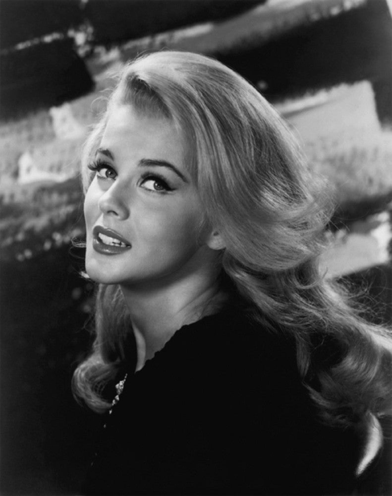 Ann Margret Black and White Portrait Photo Print