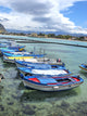 Wooden Fishing Boats in Harbor Fine Art Print by Terry Eggers