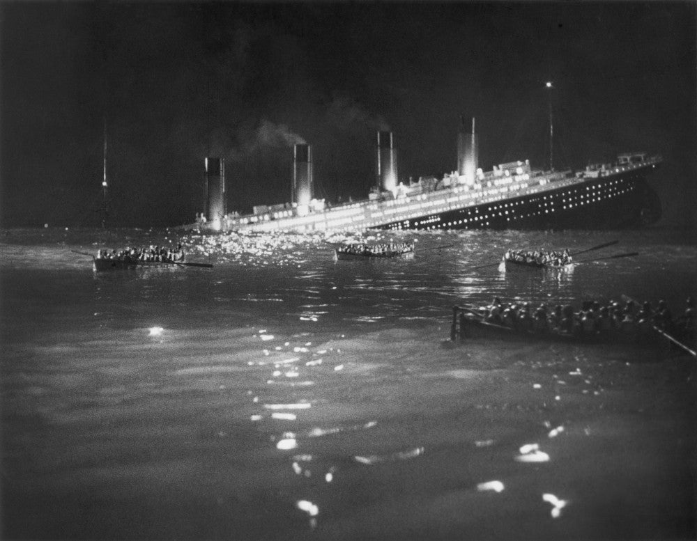Titanic: Re-Creation Fine Art Print by Granger Collection