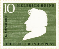Heinrich Heine Commemorative Postage Stamp Fine Art Print