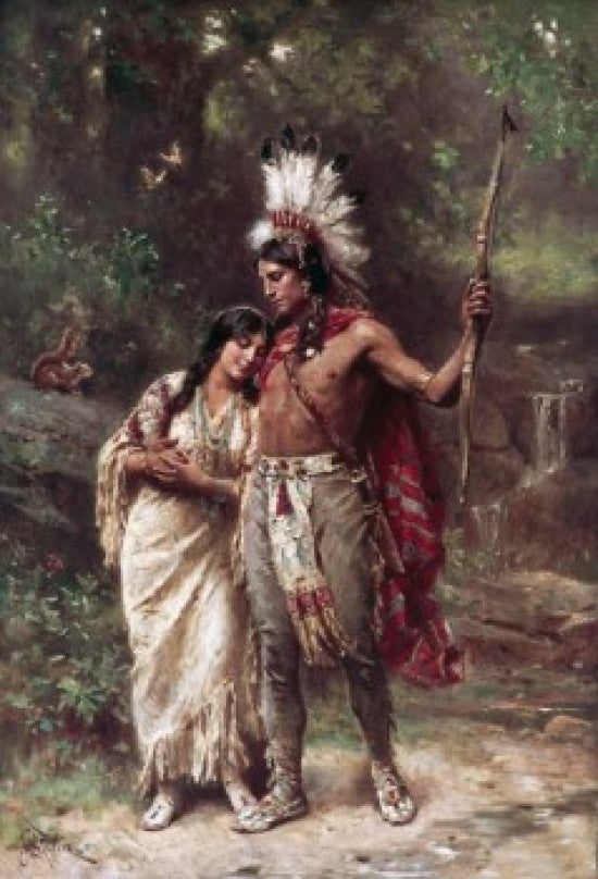 Hiawatha's Wedding Journey Fine Art Print by Jean Leon Gerome Ferris