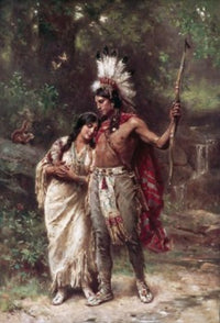 Hiawatha's Wedding Journey Fine Art Print by Jean Leon Gerome Ferris