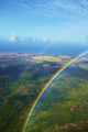 Double Rainbow Over Na Pali Coast Landscape Fine Art Print by Kicka Witte