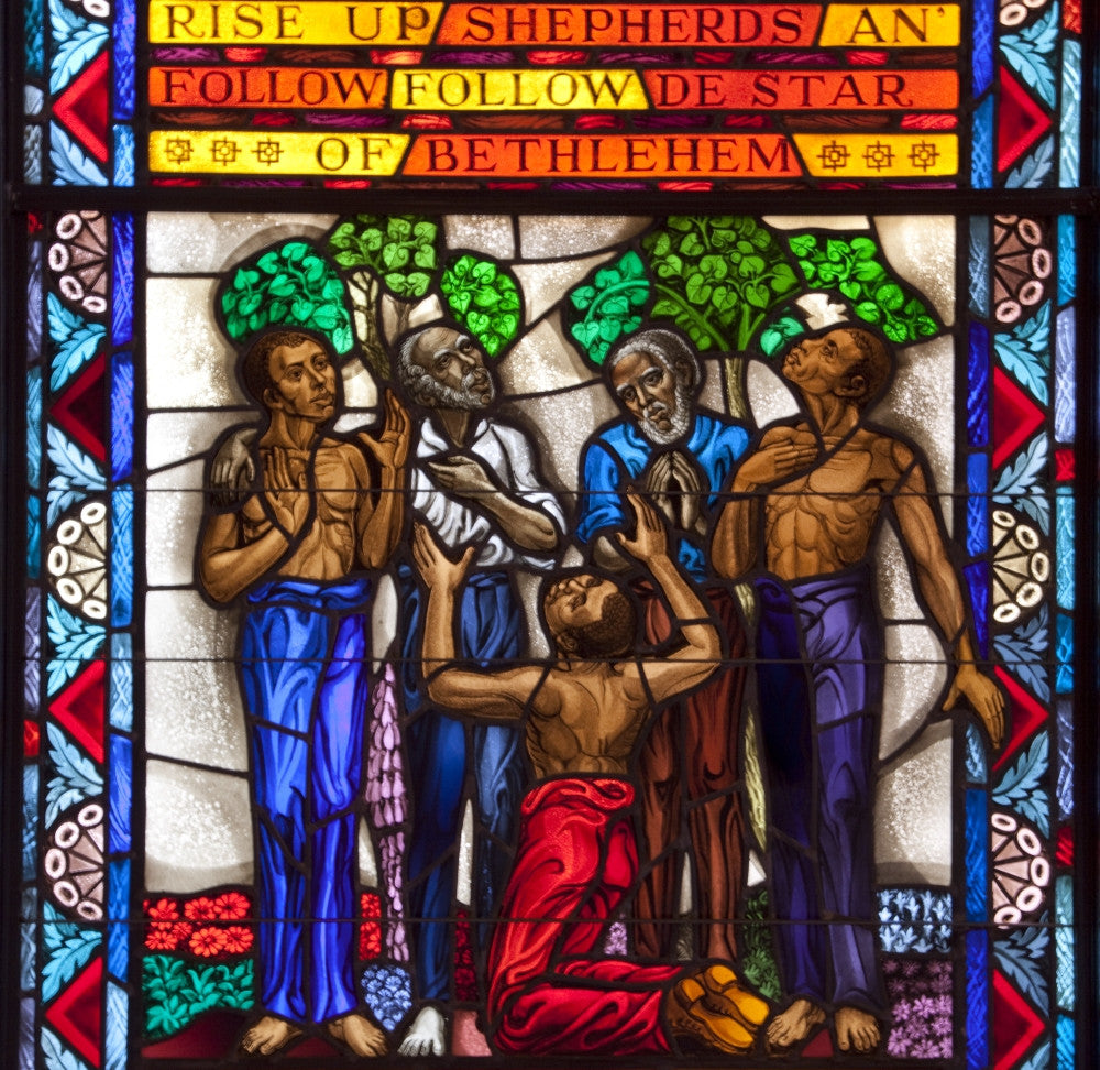 Singing Windows Stained Glass Poster Print by Carol Highsmith