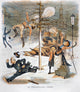 Electricity Cartoon Fine Art Print - 1889 American Satire