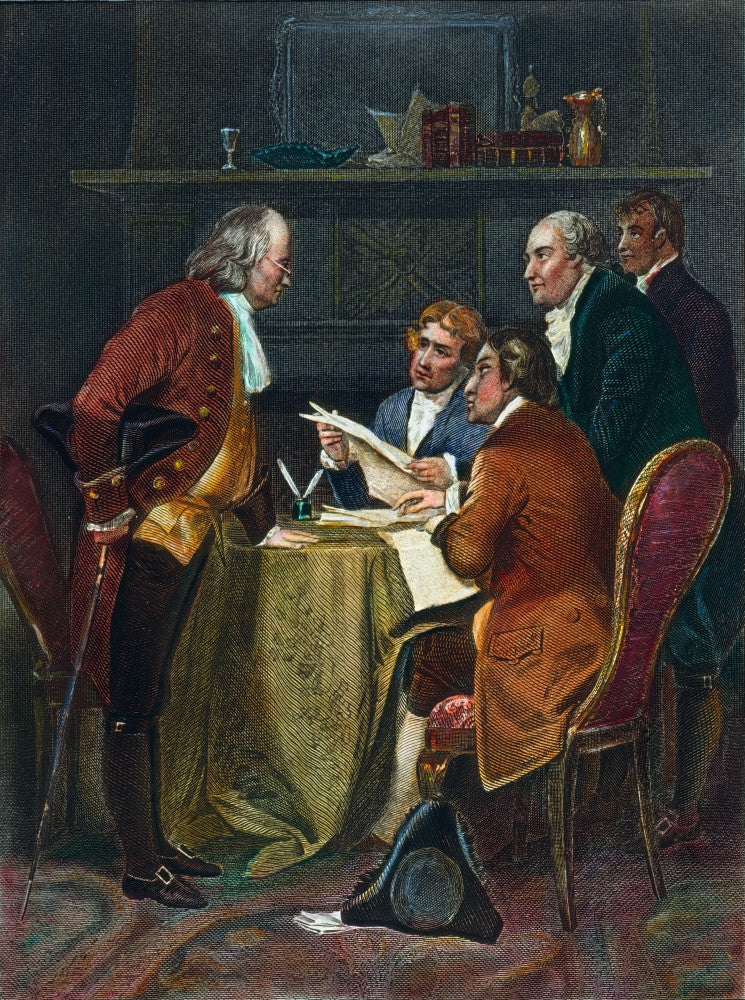 Declaration of Independence Committee Fine Art Print - 1776