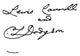 Lewis Carroll Autograph Signature Fine Art Print by Granger Collection