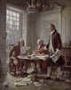 Drafting the Declaration of Independence Fine Art Print by Jean Leon Gerome Ferris