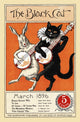 A Cat and Rabbit Playing Banjos Fine Art Print