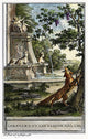 Aesop's The Fox and The Grapes French Engraving Print, 1761