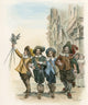 Dumas: The Three Musketeers 1894 Illustration Print by Maurice Leloir