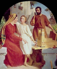 The Holy Family Fine Art Print by Christen Dalsgaard