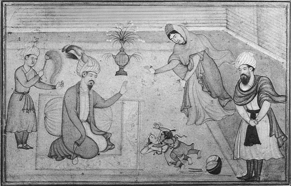 Akbar The Great Mughal Painting Poster Print - Granger Collection