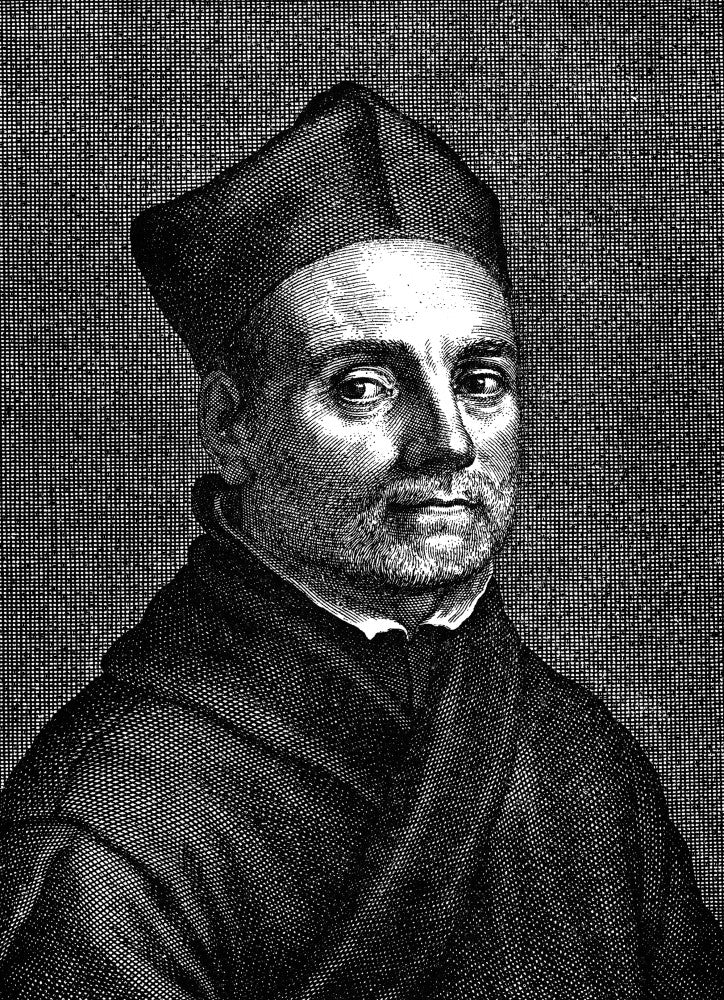Athanasius Kircher Line Engraving Fine Art Print by Granger Collection