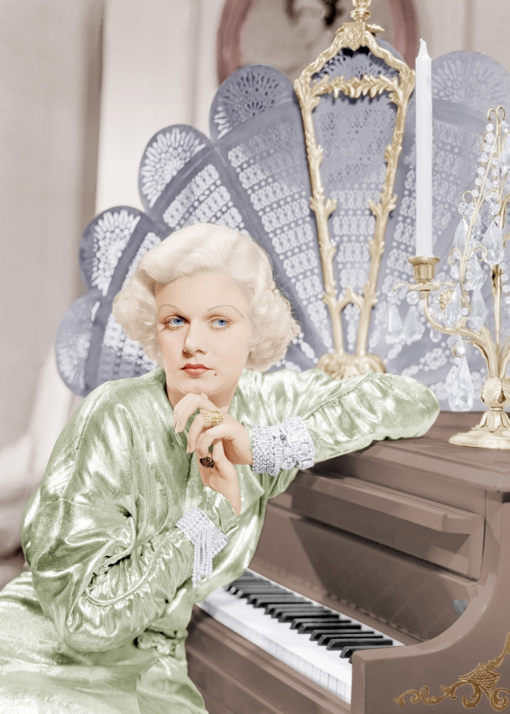 Bombshell Jean Harlow 1933 Movie Poster Fine Art Print