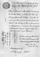Hamilton Receipt Fine Art Print - Historic Document from 1789
