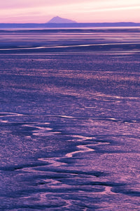 Stunning Pink and Purple Sunset Over Turnagain Arm Fine Art Print by Doug Lindstrand