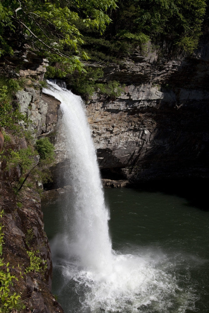 Waterfall in Desoto State Park Fine Art Print - Fort Payne, Alabama