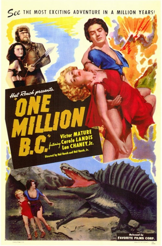 One Million B.C. Movie Poster - 11x17 Print