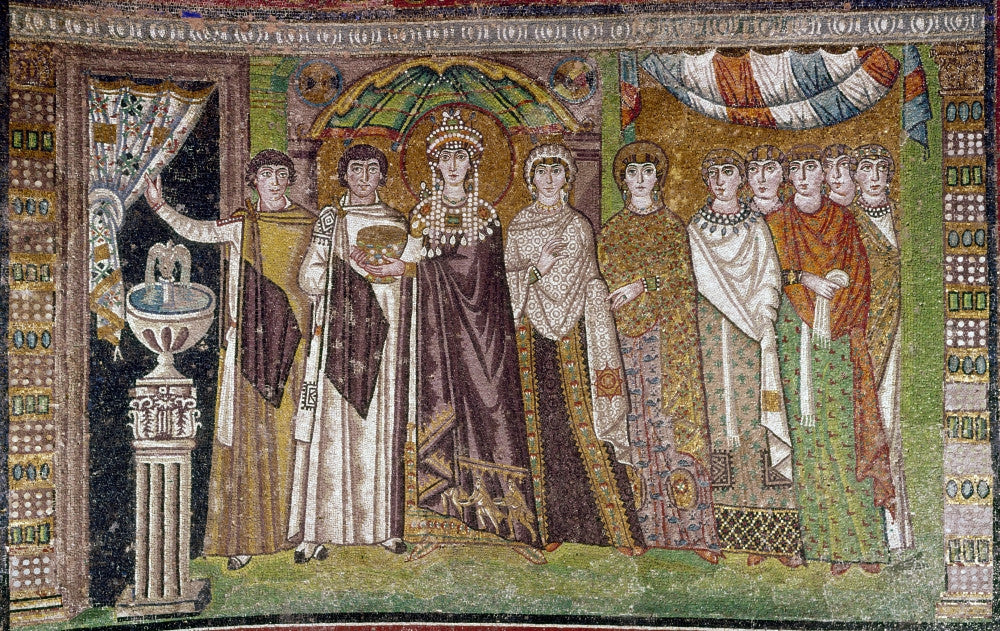 Theodora Byzantine Empress Mosaic Fine Art Print | Posterazzi